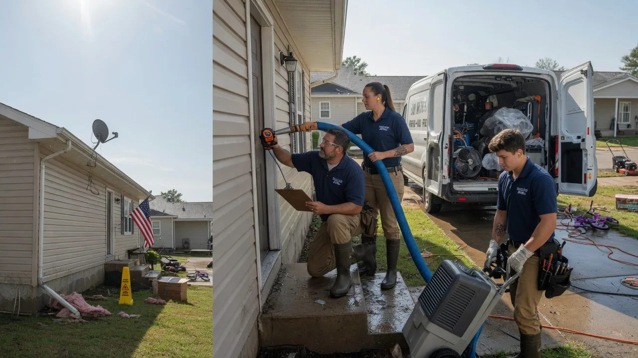 Ceiling Water Damage Restoration in Rolette, ND near me